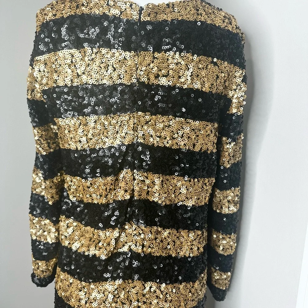GAP Gold and Black Sequin dress- medium - PRELOVED - Picture 5 of 7